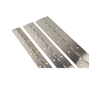 SS 304 Mirror Polished Piano Continuous Invisible Hinges Stainless Steel Concealed <b>for</b> <b>Light</b>-Duty Kitchen & School Doors - Product Image 5