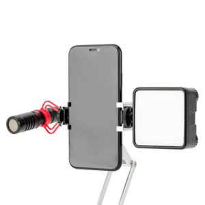 Máy tính để bàn điện thoại đứng có thể gập lại điện thoại Clip hortizontal dọc hợp kim nhôm chủ selfie thanh điện thoại di động Clip - Product Image 4