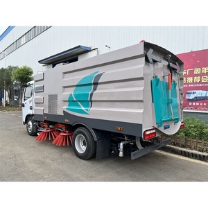 Camión barredor profesional Dongfeng 4x2, camión barredor de calles pequeño, camión de mantenimiento de carreteras - Product Image 2