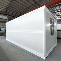 Casa Contenedor Prefabricada Plegable de Construcción Rápida, Venta al Por Mayor, Casa Contenedor Modular Portátil Plegable, Tamaño Personalizado para Vivienda u Oficina