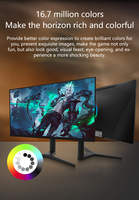 Monitor LED de pantalla plana de alto brillo de 27 pulgadas, 2560*1440, 180Hz, con interfaz USB, interfaz DP, Monitor ancho, monitores para juegos