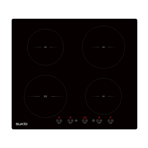 Cuisinière à Induction intégrée, 4 brûleurs, contrôle tactile, plaque de cuisson électrique en céramique - Product Image 2