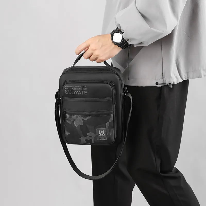 Wholesale Fashion Casual Messenger Bag Long Single Waterproof travel direct sales reasonable price cross chest bag men