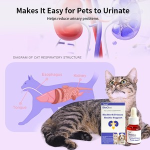 Integratore Liquido per Cani e Gatti per Disturbi Urinari Indotti dallo Stress, Cistite Idiopatica, Cura Post-Operatoria/di Malattie - Vitamine - Product Image 2
