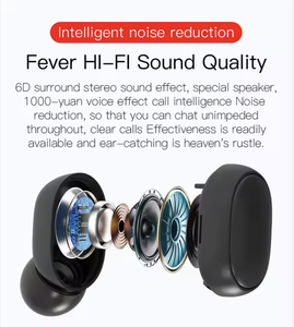 Auricolari Bluetooth Macaron E6S di Tendenza, Cuffie Wireless con Display LED, Auricolari con Funzione Musicale, Cuffie Bt Senza Fili - Product Image 5