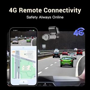 高清 1080P WiFi 单镜头行车记录仪 4G 远程手机 APP 监控 GPS 录像机 车载用 1 年保修 易于安装 - Product Image 6