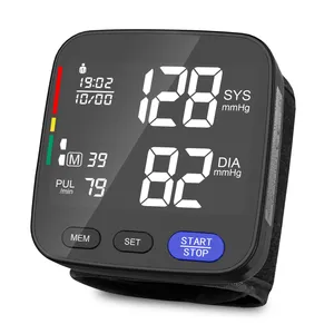 Digital Bp Machine Meter Automatic Sphygmomanometer Price Tensiometer Smart Digital Wrist Blood Pressure Monitor