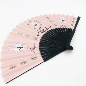 JD 2026 Éventail pliable personnalisé en tissu pour hommes et femmes, style chinois, vente en gros, cadeau promotionnel festif - Product Image 1