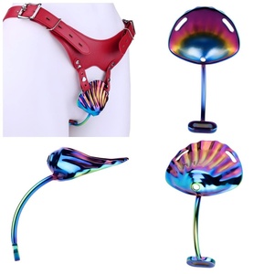 Cage de chasteté masculine FRRK avec ceinture de chasteté réglable, cage pour pénis, bondage BDSM, jouet sexuel pour adultes, sous-vêtements de chasteté masculine - Product Image 1
