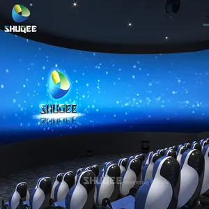 2021 SHUQEE 360 gradi schermo 4d Cinema 4d per il parco divertimenti