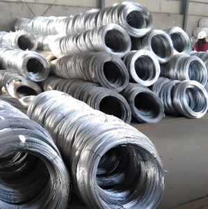 מקור המפעל חם לטבול gi חוט פלדה לבנייה/גידור (astm a641, moq 1 טון) - Product Image 3