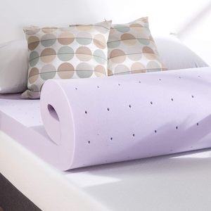 10Cm 4 Inch Bộ Nhớ Bọt Nệm <span class=keywords><strong>Topper</strong></span> Nhẹ Nhàng Hoa Oải Hương Truyền Mềm Massage Không Khí Các Tính Năng Cho Vua Nữ Hoàng Kích Thước Giường Cho Khách Sạn - Product Image 5