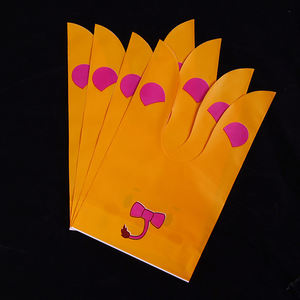 Sac en plastique en forme d'oreille de lapin à la mode pour les enfants pour tenir des collations jouets chocolat pain frites <span class=keywords><strong>fromage</strong></span> - Product Image 4