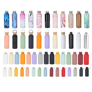 กระบอกน้ำเก็บความร้อนสแตนเลส 304 ปากแคบ ปิดฝาเกลียว ป้องกันการรั่วซึม ลายหินอ่อนด้าน ลายไม้  กระติกน้ำร้อนแบบพกพา สกรีนโลโก้ได้ - Product Image 5