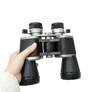 Télescope et jumelles à mise au point centrale longue portée 7x50 avec prisme Bak4 Porro noir et argent multi-couches - Product Image 4