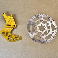 Disque de frein arrière 240 mm en aluminium CNC avec support d'étrier arrière pour Surron Light Bee Surron Ultra Bee Jifeng