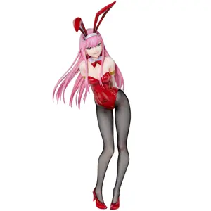 large size 43cm hentai anime sexy gril DARLING in the FRANXX Team Zero Two 02 1/4 sexy Bunny Girl Figure