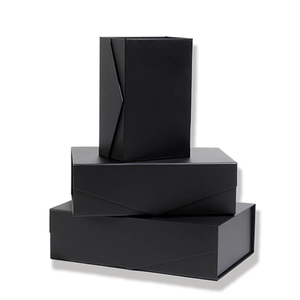 Scatola Regalo Pieghevole di Lusso in Cartone Rigido con Logo Personalizzato, Nastro e Chiusura Magnetica per <span class=keywords><strong>Packaging</strong></span> - Product Image 3