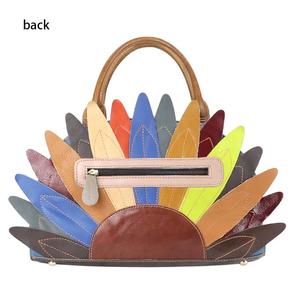 AndoBag - Bolsos de Mano de Cuero Genuino, Bolsos de Hombro Cruzados con Diseño Colorido y Moderno, Bolso de Mano de Lujo para Mujer, Modelo 1773 - Product Image 3