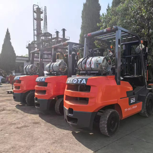 <b>Used</b> Japanese Gasoline 2.5/3/3.5/57/8/10-Ton T-O-Y-O-T-A tcm komatsu lpg Forklift Powered <b>Pallet</b> lifting Truck machinery stacker - Product Image 1