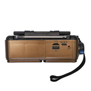 Portable Solar Emergency FM AM SW Radio with <b>USB</b> TF MP3 Player and Digital Display - Product Image 3