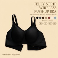 Soutien-gorge en nylon respirant pour l'été, à bonnets fixes alvéolés, sans couture, sans armatures, tricoté, push-up, lingerie pour femmes, vente en gros