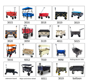 130L/150L gấp ráp Wagon giỏ hàng với im lặng bánh xe phổ quát nhiệm vụ nặng nề tiện ích Wagon cho mua sắm - Product Image 4