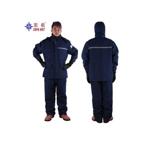 La fábrica de Shanghái ofrece ropa congelada en stock, ropa de protección para cadena de frío, chaquetas acolchadas de algodón grueso y azules. - Product Image 3
