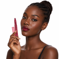 Rouge à lèvres MLM haute pigmentation, couleur intense, texture mate lisse, longue tenue, confortable, cosmétique de beauté pour les lèvres, marque privée