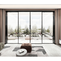 Gute Qualität Kosten Slim Profile Aluminium Glass chiebetür system Anpassen