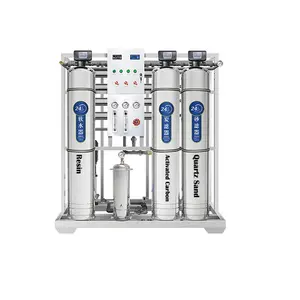 Sistema de tratamiento de agua con filtro de arena Industrial desalinización Marina ósmosis inversa ro filtro sistema de agua salada para agua potable