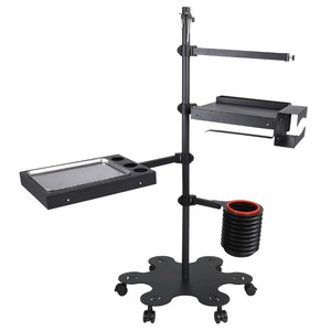 รถเข็นอุปกรณ์สักลายอเนกประสงค์ Dongpin Beauty ขนาด 111x65x135 ซม. พร้อมถาดและที่วางแก้วสำหรับจัดเก็บอุปกรณ์เสริมความงาม - Product Image 2