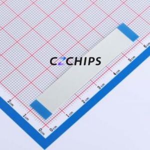 JS05A-20P-060-3-4 FFC Cable (Flexible Flat Cable) P=0.5mm Connector 20P 0.5mm 0.3mm Non-Inverting - Product Image 2