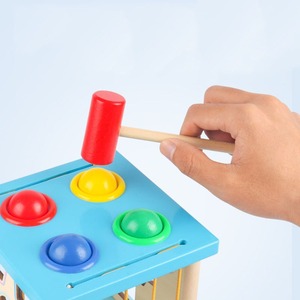 Jouet éducatif en bois pour enfants, boîte de tri de formes, vente chaude, jouet en bois 4 en 1, blocs cognitifs en bois pour la reconnaissance des formes - Product Image 6