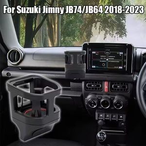 Soporte para Vasos de Agua para Automóvil, Organizador para el <span class=keywords><strong>Interior</strong></span> del Vehículo, Compatible con Suzuki Jimny JB74/JB64 2018 2019 2020 2021 <span class=keywords><strong>2022</strong></span> 2023 - Product Image 1