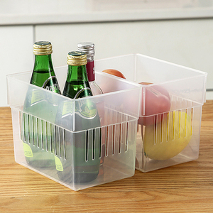 Amazon hot sale fridge organizer pull out vegetable organizer for refrigerator organizer bins plastic fridge storage box