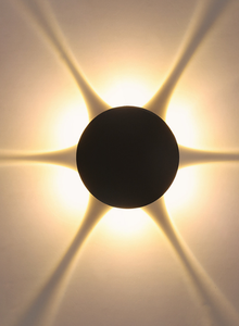 Lámpara LED de Pared <span class=keywords><strong>para</strong></span> Exteriores, Iluminación de Cabezales Múltiples Redondos, <span class=keywords><strong>Porche</strong></span>, Balcón, Patio, Villa, Decoración, Jardín - Product Image 3