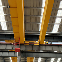 Pont roulant à double poutre de 16 tonnes pour le transport de matériaux en atelier, équipement de levage haute capacité pour usine de machines de grande envergure