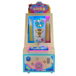 Máquina Multifuncional Comercial Operada con Monedas, Juego Familiar de Empujar Regalos, Dificultad Ajustable, Bloques de Cristal y Regalos - Product Image 1
