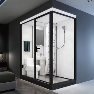 Salle de douche monobloc Prima, unité de <span class=keywords><strong>toilette</strong></span> et de baignoire intégrée, salle de douche domestique à séparation sèche-humide - Product Image 4