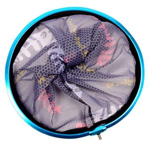 Tête de épuisette en alliage d'aluminium Boyuan, anneau épaissi et approfondi, filet anti-accrocs pour poisson, grande maille en nid d'abeille noire pour gros poissons - Product Image 3