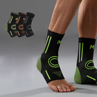 Manchon de cheville en maille respirante à haute élasticité tricoté en 3D pour le sport, la course à pied, la gym et la récupération