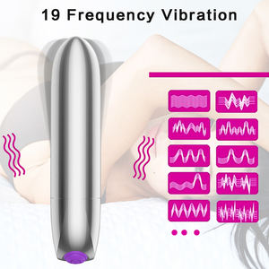 Groß bestellung 3-in-1 weiblicher Vibrator-Schub zunge lecken 19-Frequenz-Vibration Wasserdichtes wiederauf lad bares Silikon-ABS-Sexspielzeug - Product Image 3