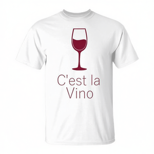 C'Est La Vino T-shirt unisexe pour adulte avec motif Riesling Spritzer - Product Image 2