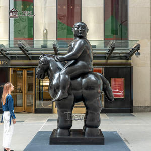 Estatua de Caballo Gordo de Bronce Fundido TREVI, Escultura de <span class=keywords><strong>Fernando</strong></span> Botero de Gran Tamaño para Decoración de Exteriores - Product Image 3