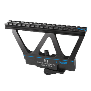 Hợp kim nhôm màu đen Side <span class=keywords><strong>mount</strong></span> Kính thiên văn khung săn bắn quang học phụ kiện phụ kiện chiến thuật chụp săn bắn phụ kiện - Product Image 1