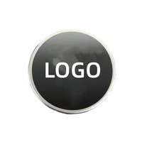 Autocollants noirs et argentés pour centre de roue de voiture Tcart 50/55/56/60/65/70/75/80/90 mm pour enjoliveurs de roue VW, badges, décalcomanies, accessoires