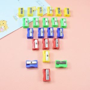 <b>Mini</b> Pencil Sharpener Plastic Manual For Children Standard Size Bulk Packaging - Product Image 1