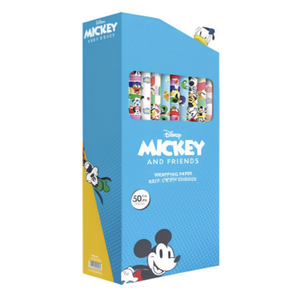 Mickey And Friends Wrapping Paper 70x200 2m Roll Party Supplies - Product Image 2