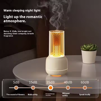 2025 nouveau diffuseur de parfum automatique USB sept couleurs flamme humidification bureau aromathérapie Machine pour la maison chambre en plastique
